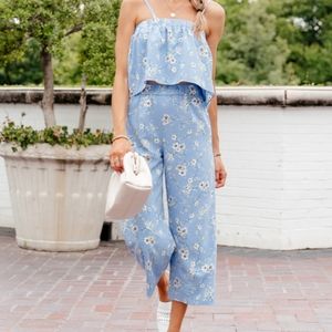AMARYLLIS 2 PIECE Cassidy Floral Crop Top & Pants